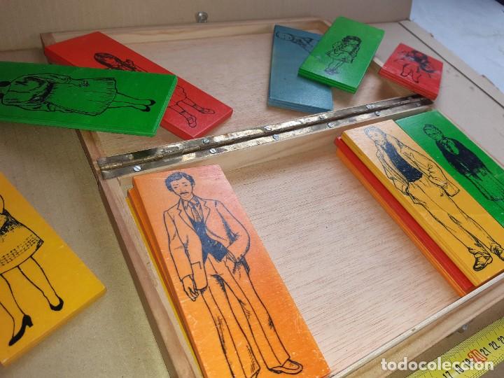 Vintage: Antiguo juego piezas de madera - Foto 5