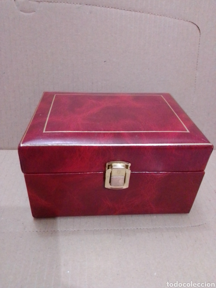 Vintage: Caja joyero vintage con compartimentos en el interior 16&times;12&times;8