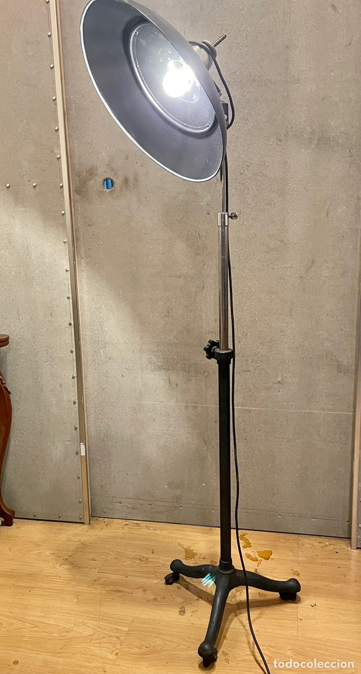 Vintage: L&aacute;mpara foco industrial extensible - Foto 1