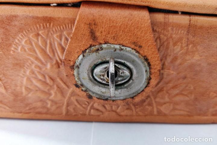 Vintage: Joyero de piel. - Foto 2