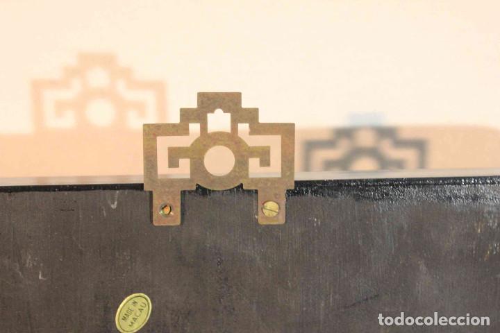Vintage: CUADRO PIEDRA HUESO DAMA CON ESPADA - Foto 7