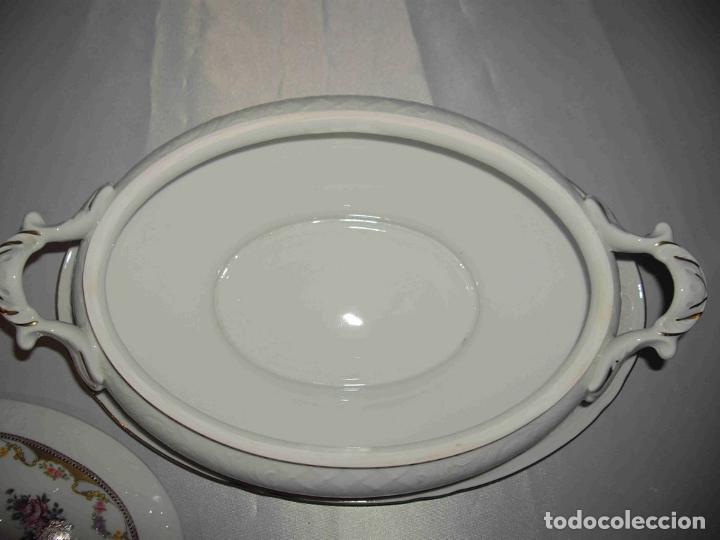 Vintage: JUEGO SOPERA FLOR FUENTE - Foto 6