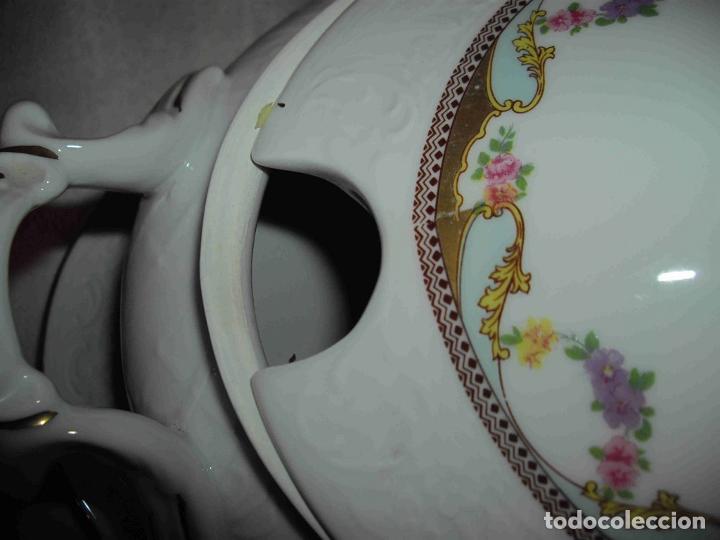 Vintage: JUEGO SOPERA FLOR FUENTE - Foto 7