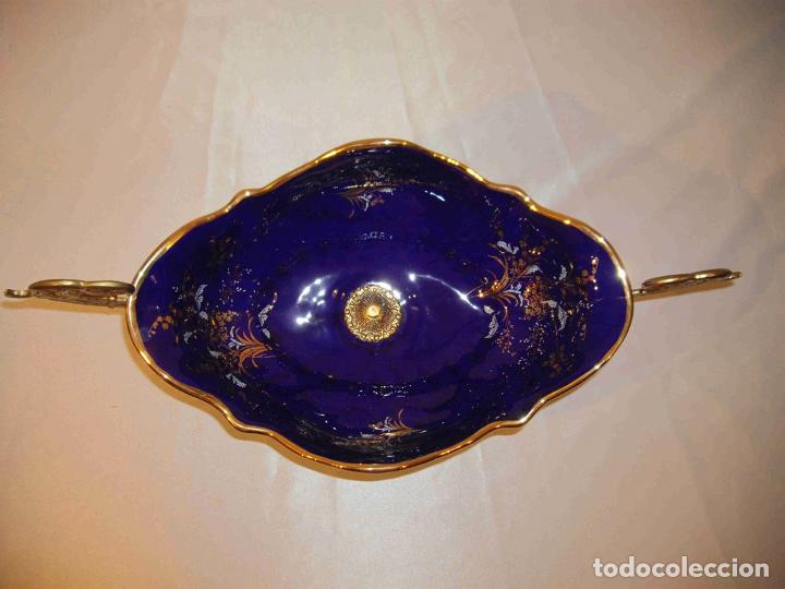 Vintage: CENTRO BRONCE AZUL COBALTO - Foto 7