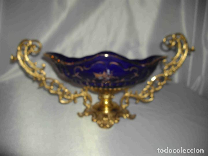 Vintage: CENTRO BRONCE AZUL COBALTO - Foto 1