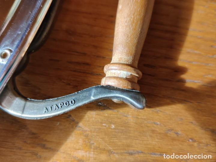 Vintage: Bandeja de acero inoxidable con asas. - Foto 5