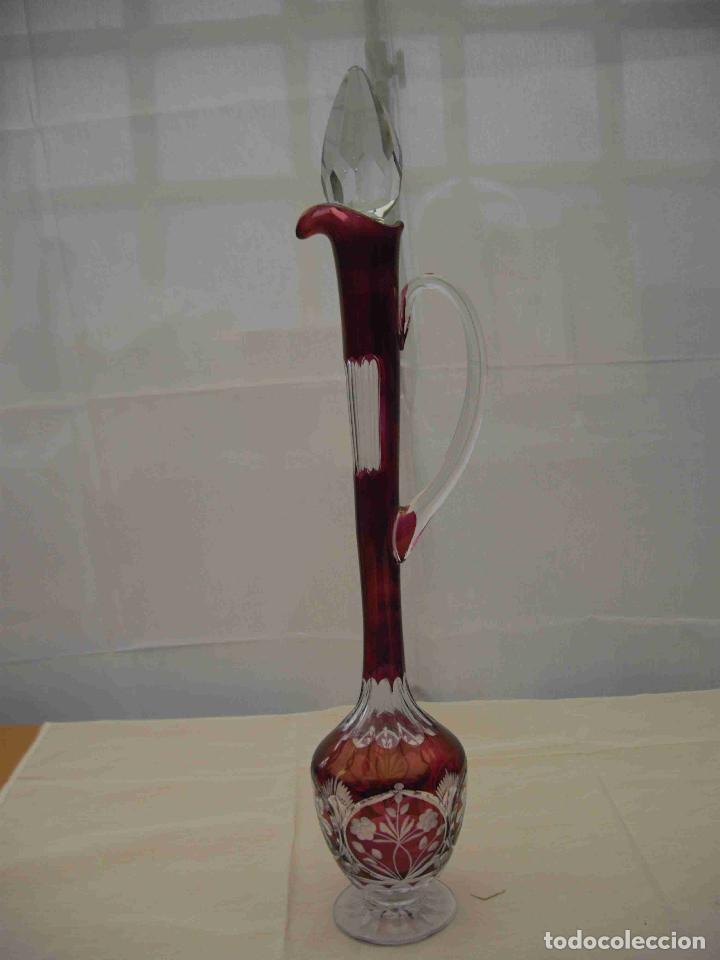 Vintage: JARRA HUCAI 57cm. ROJO - Foto 1