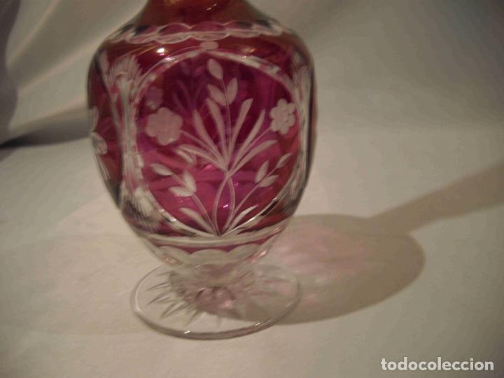 Vintage: JARRA TALLADA BURDEOS - Foto 2