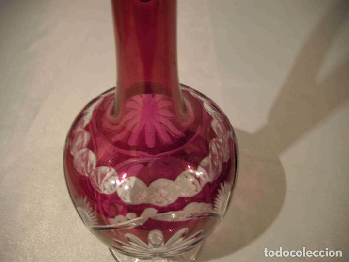 Vintage: JARRA TALLADA BURDEOS - Foto 5
