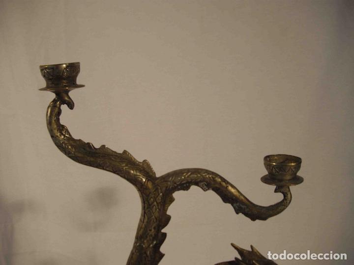 Vintage: CANDELABRO DRAGON - Foto 2