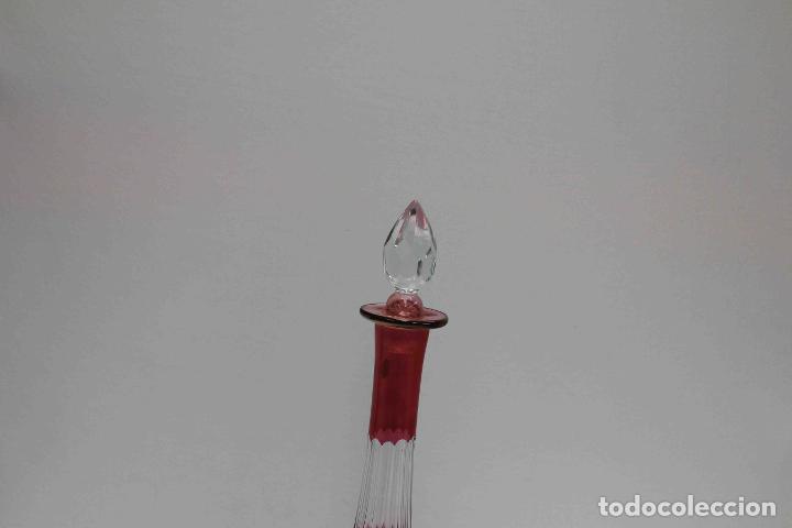 Vintage: BOTELLA CRISTAL TALLA ROJA 48 - Foto 4