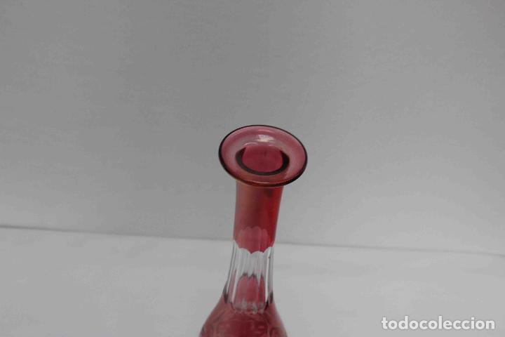 Vintage: BOTELLA CRISTAL TALLA ROJA 48 - Foto 5
