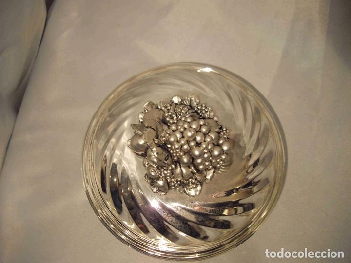 Vintage: CENTRO DE MESA METAL PLATEADO - Foto 6