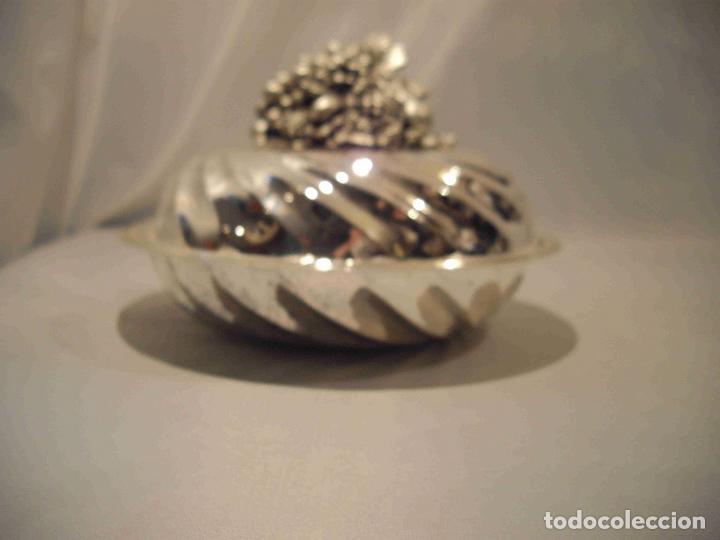 Vintage: CENTRO DE MESA METAL PLATEADO - Foto 1