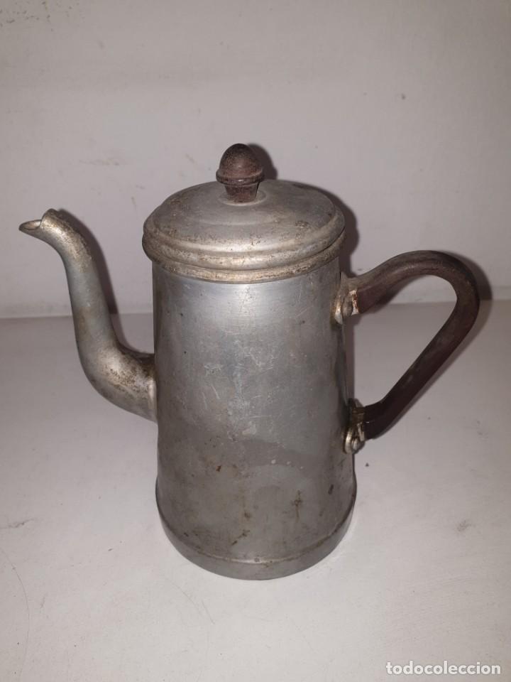 Vintage: TETERA CON ASA MADERA - Foto 6