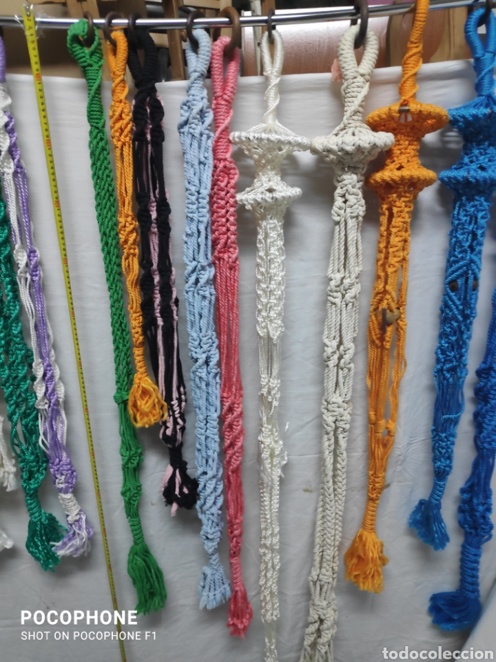 Vintage: 20 Maceteros de macrame. - Foto 4