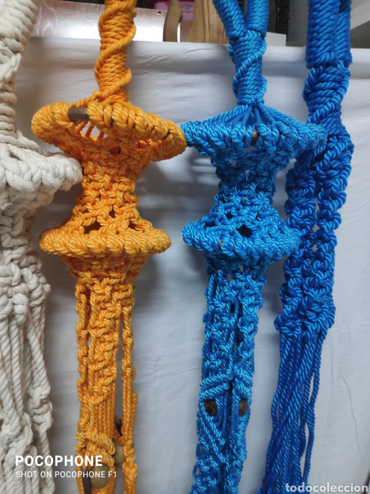 Vintage: 20 Maceteros de macrame. - Foto 5