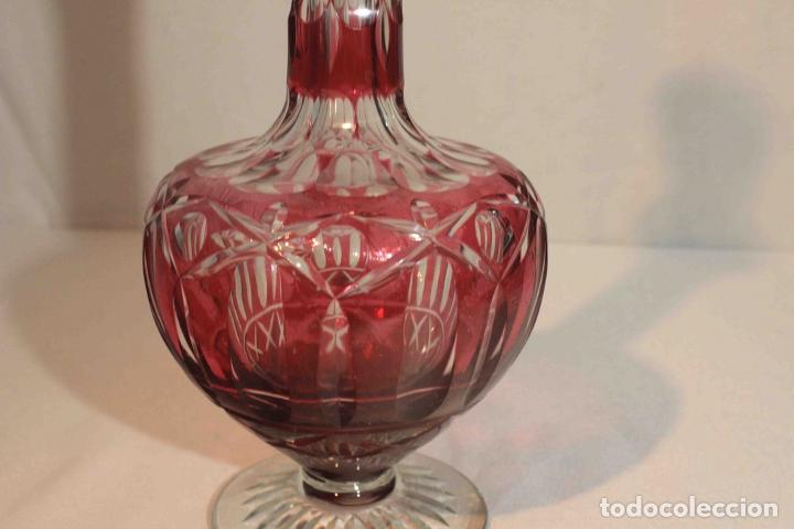 Vintage: BOTELLA CRISTAL TALLADO 40,5 - Foto 5