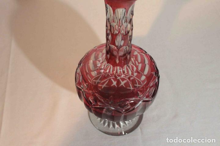 Vintage: BOTELLA CRISTAL TALLADO 40,5 - Foto 7