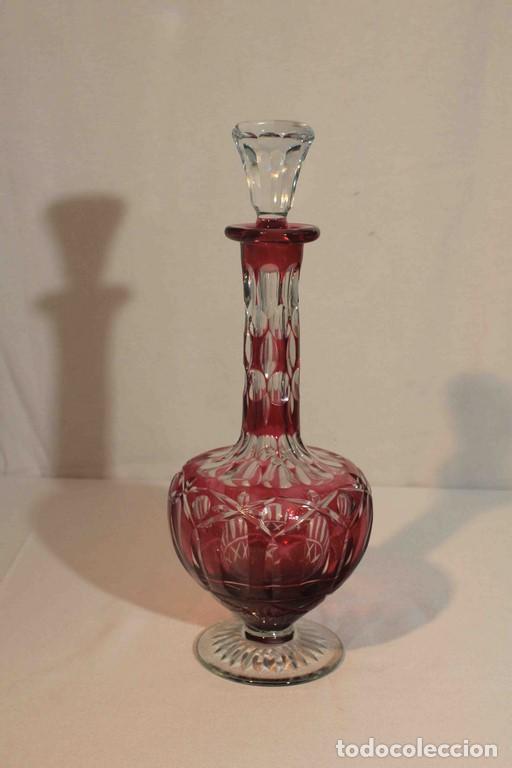 Vintage: BOTELLA CRISTAL TALLADO 40,5 - Foto 1