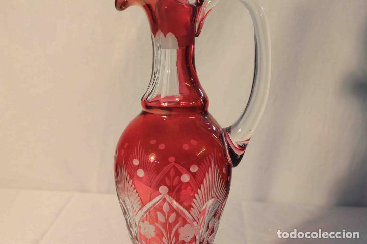 Vintage: JARRA CRISTAL TALLA BURDEO 43 - Foto 3