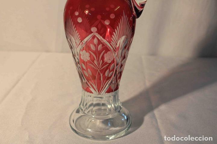 Vintage: JARRA CRISTAL TALLA BURDEO 43 - Foto 4