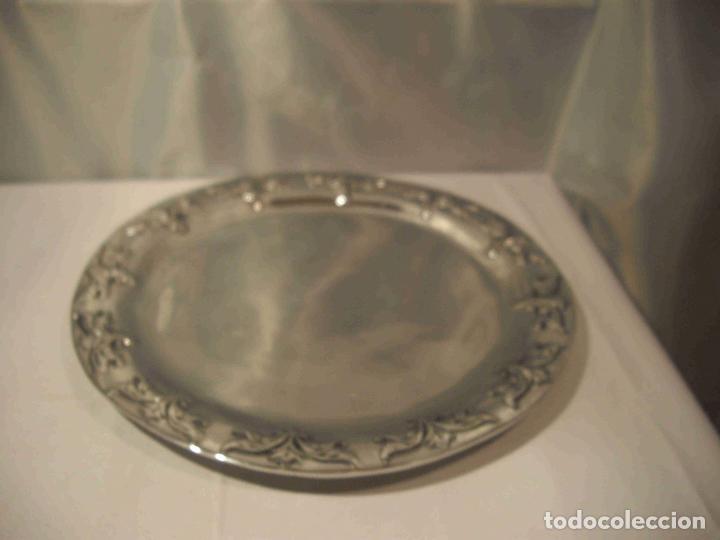 Vintage: BANDEJA ALMINIO RED.HOJ - Foto 3