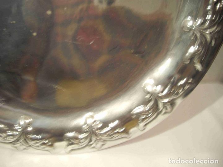 Vintage: BANDEJA ALMINIO RED.HOJ - Foto 5