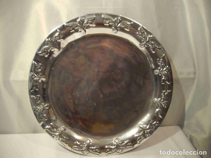 Vintage: BANDEJA ALMINIO RED.HOJ - Foto 1