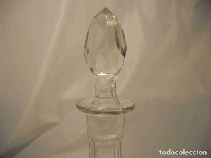 Vintage: BOTELLA CRISTAL TALLADO 37,5 - Foto 4