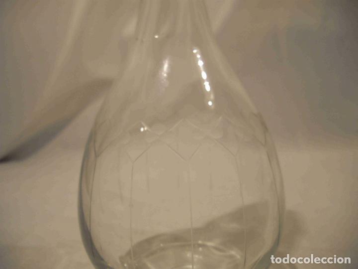 Vintage: BOTELLA CRISTAL TALLADO 34,5 - Foto 3