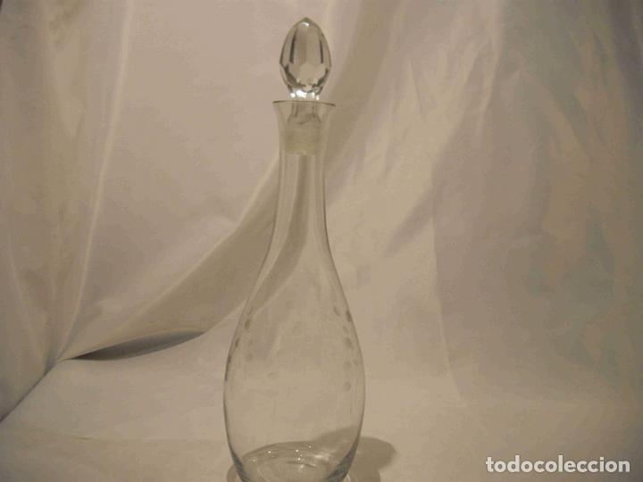 Vintage: BOTELLA CRISTAL TALLADO 40 - Foto 1