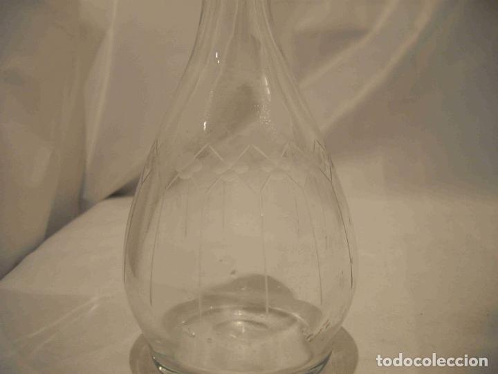Vintage: BOTELLA DE CRISTAL TALLADO 30 - Foto 3