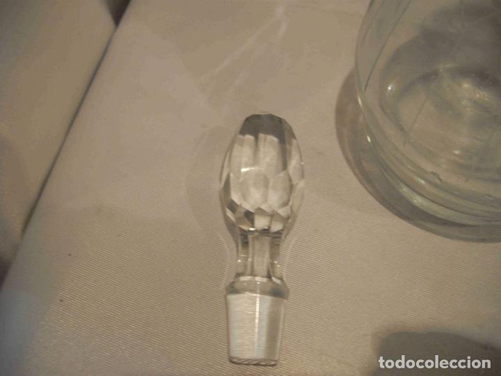 Vintage: BOTELLA DE CRISTAL TALLADO 30 - Foto 5
