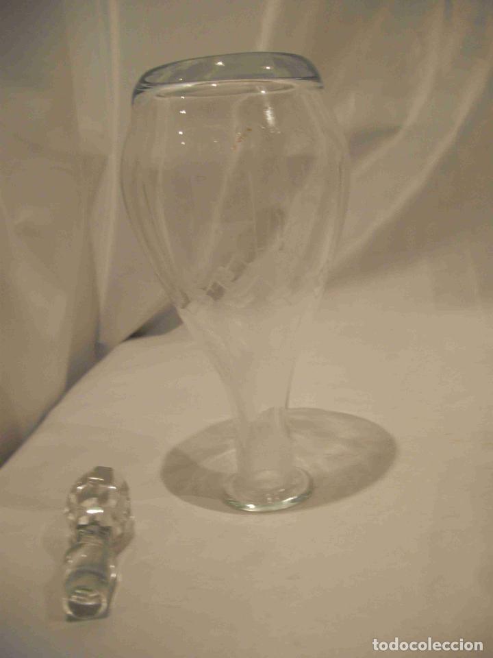 Vintage: BOTELLA DE CRISTAL TALLADO 30 - Foto 6