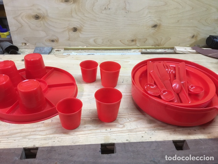 Vintage: Maleta picnic plasticos Campos - Foto 2