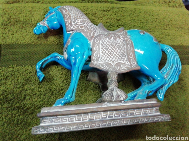 Vintage: Caballo de cer&aacute;mica vitrificado - Foto 2
