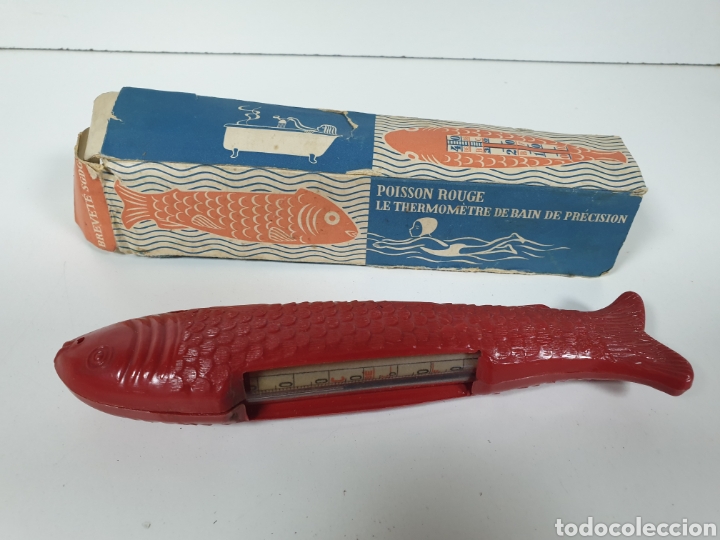 Vintage: Termometro vintage forma de pez - Foto 1