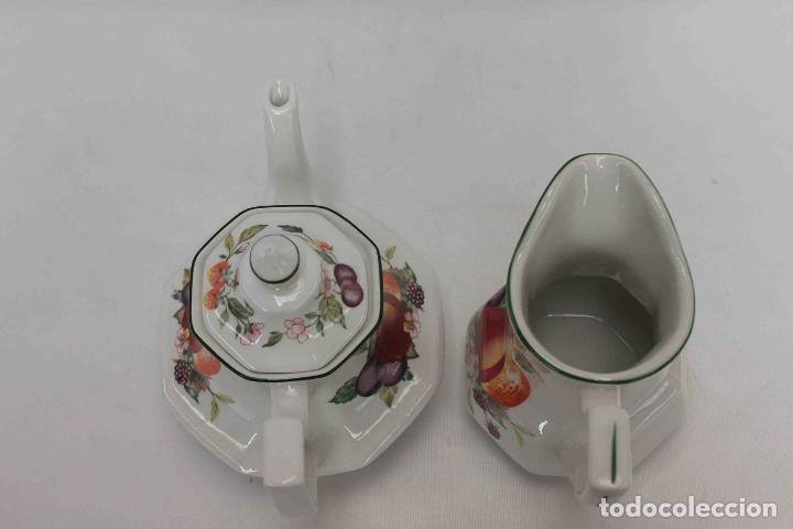Vintage: TETERA Y LECHERA PORCELANA INGLESA - Foto 5