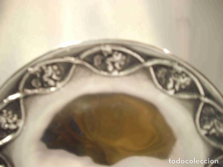 Vintage: BANDEJA ALUMINIO REDONDA FLOR - Foto 2