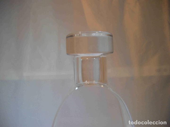 Vintage: BOTELLA CRISTAL TRASPARENTE TAPON - Foto 4