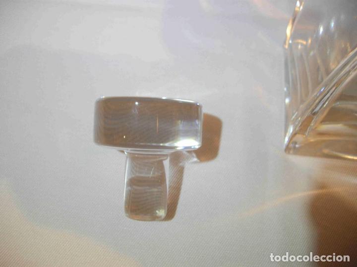 Vintage: BOTELLA CRISTAL TRASPARENTE TAPON - Foto 7
