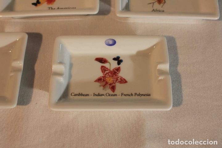 Vintage: CONJUNTO 5 CENICEROS PORCELANA - Foto 5