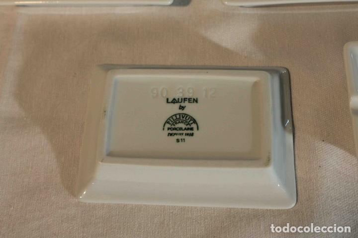 Vintage: CONJUNTO 5 CENICEROS PORCELANA - Foto 7