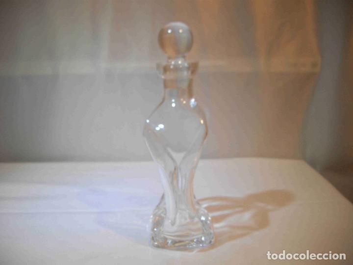 Vintage: BOTELLA CRISTAL TRANS APLASTADA - Foto 2