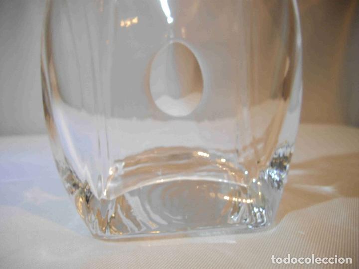 Vintage: BOTELLA CRISTAL TRANS APLASTADA - Foto 3