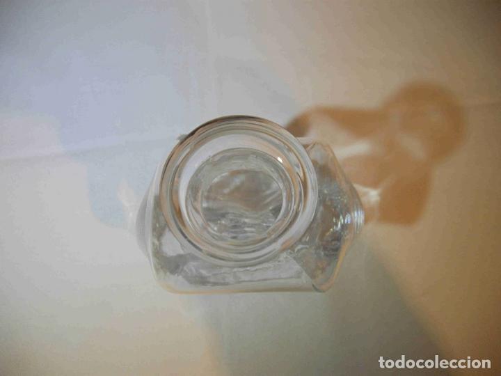 Vintage: BOTELLA CRISTAL TRANS APLASTADA - Foto 7