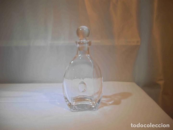 Vintage: BOTELLA CRISTAL TRANS APLASTADA - Foto 1