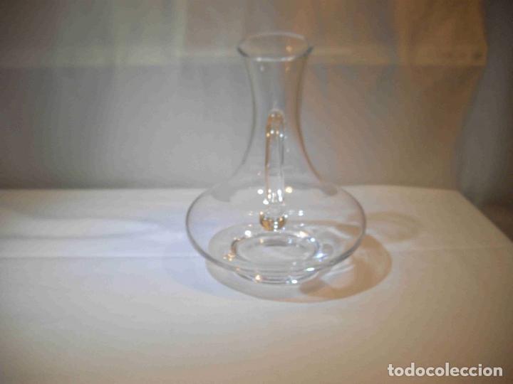 Vintage: DECANTADOR ASA CRISTAL - Foto 7