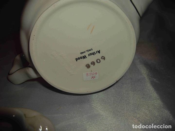 Vintage: TETERA PORCELANA FLORES 4 - Foto 6